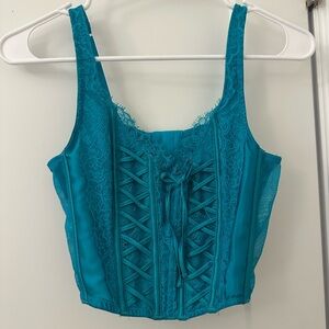 Victoria's Secret Turquoise Corset